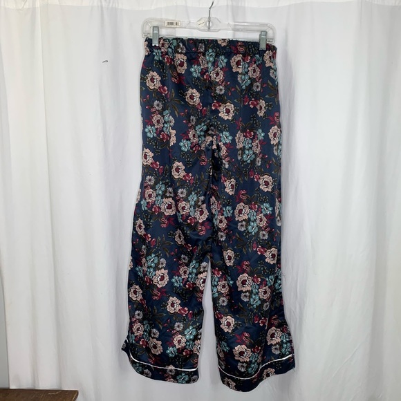 Nanette Lepore Womens Satin Floral PJ Set Size Large Excellent Condition - Picture 6 of 8